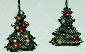 Juletræ med perler MFj05a